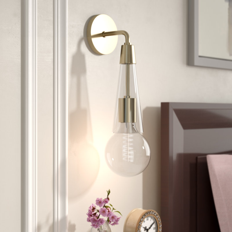 Corrigan Studio® Coleman 1-Light Armed Wall Sconce & Reviews | Wayfair