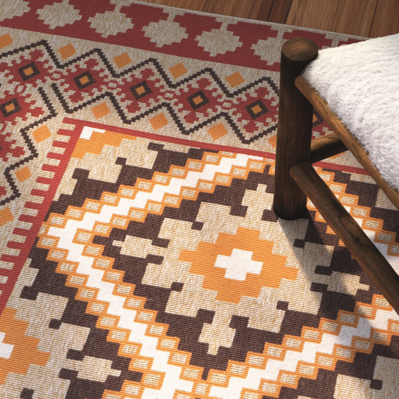 Loon Peak Rangely Red/Beige Indoor/Outdoor Area Rug & Reviews Wayfair