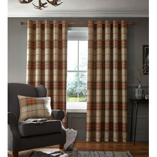 Plaid Check Curtains You Ll Love Wayfair Co Uk