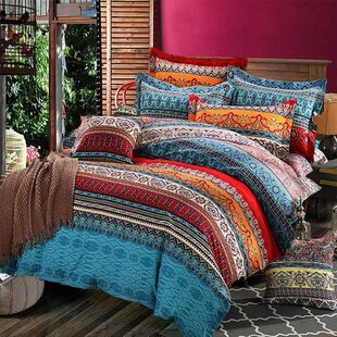 Texas Brown Bandana Star Quilted Soft Cotton Country Queen 3-Piece Bedding Set 