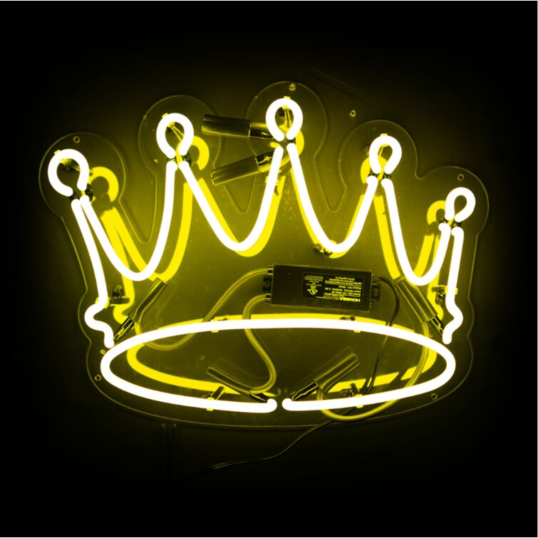 Latitude Run® Crown Neon Sign | Wayfair