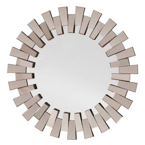Round Wall Mirrors osp designs decorative round wall mirror & reviews | wayfair Round Wall Mirrors osp designs decorative round wall mirror & reviews | wayfair