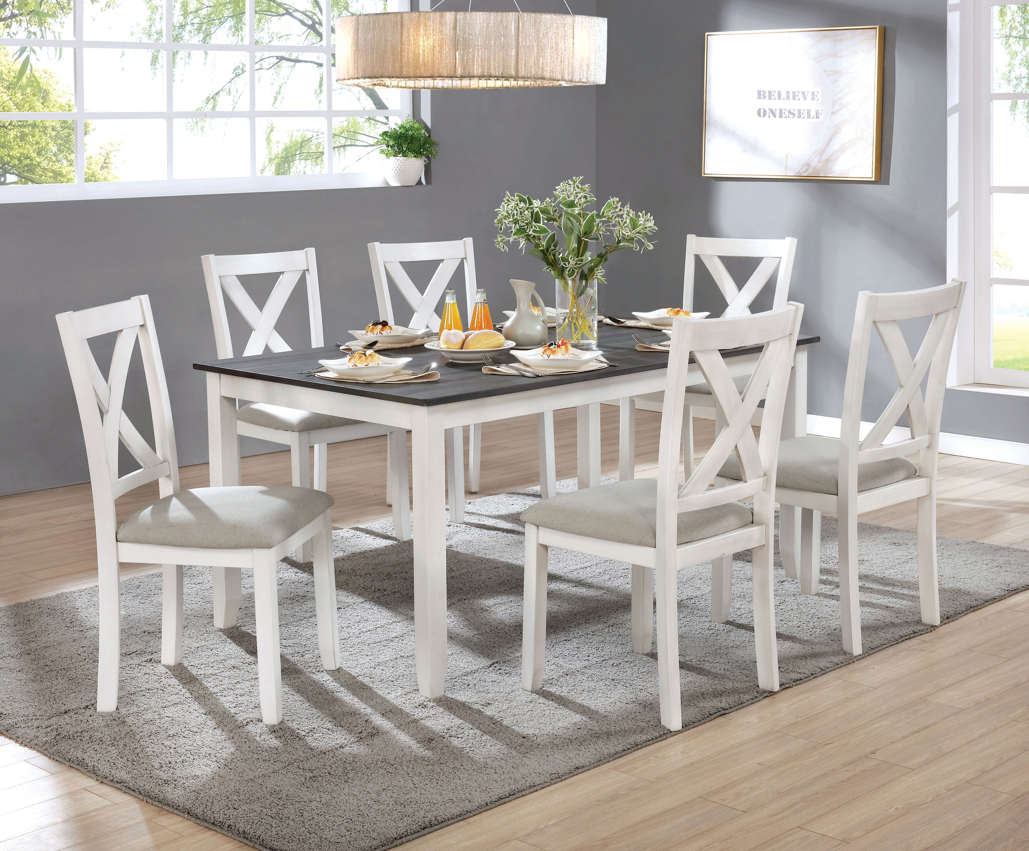 "SAVANNAH" White Glass Extendable Dining Kitchen Table & Chairs 