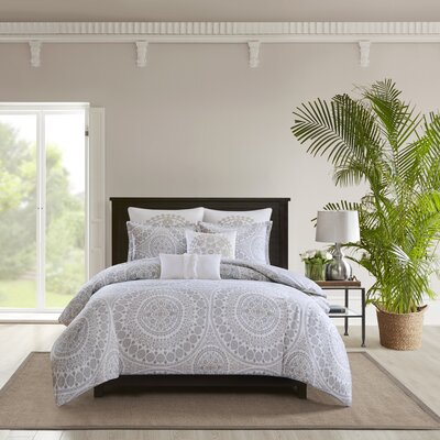 Echo Design Marco 100 Cotton Reversible Comforter Set Size Twin