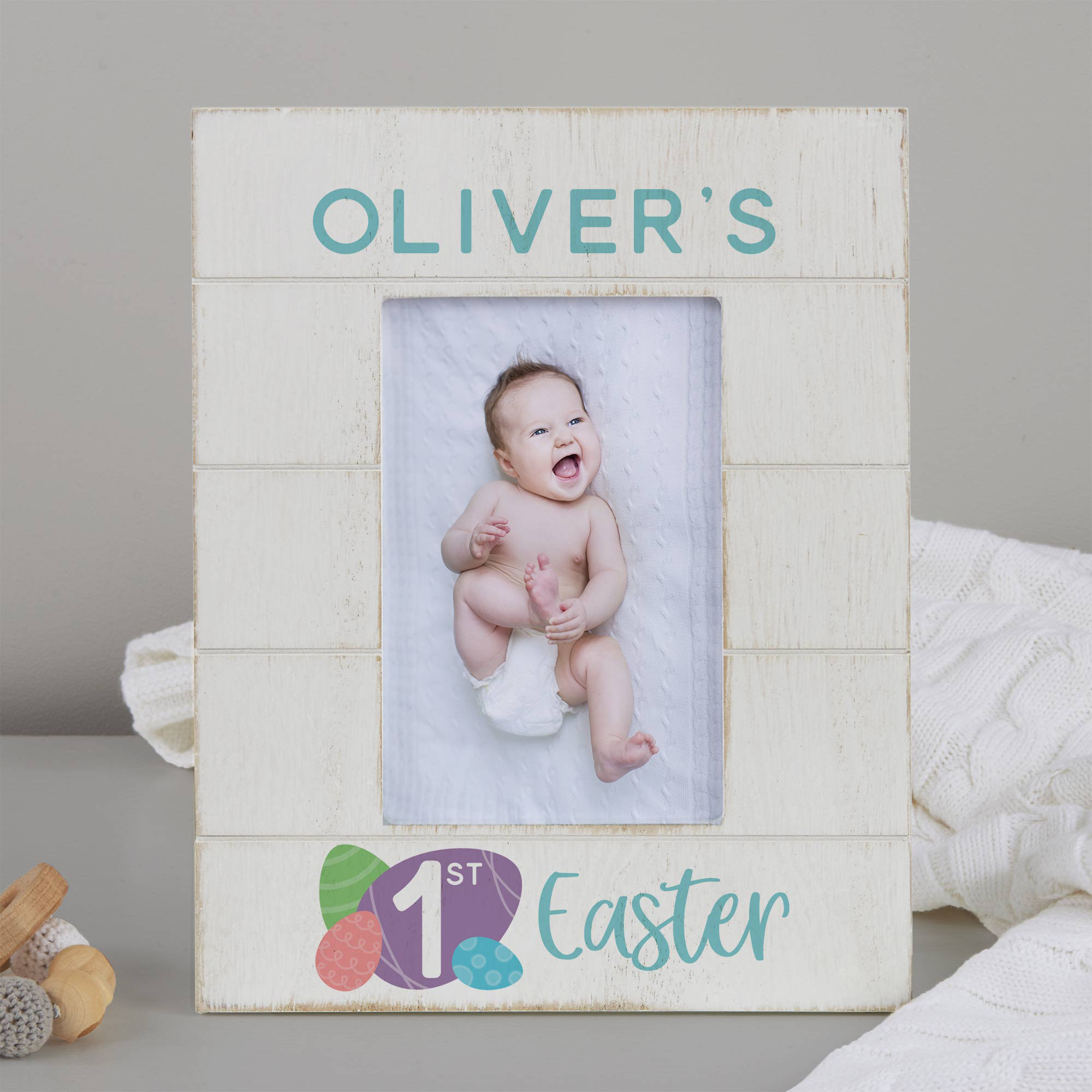 Personalization Mall Wood Single Picture Frame in White Wayfair