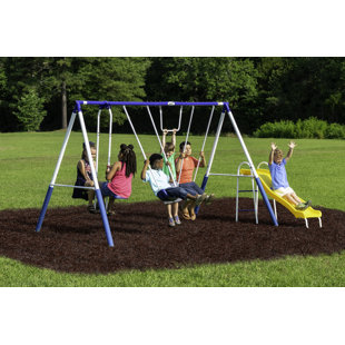Small Under 800 Sq Ft Swing Sets You Ll Love Wayfair Play All Day Swing Set