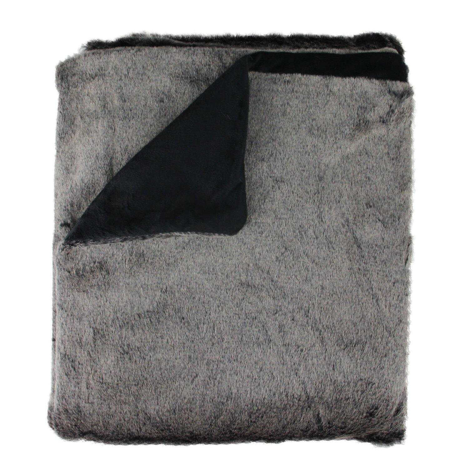 Northlight Brown Faux Fur Plush Throw Blanket 50 X 60 Wayfair