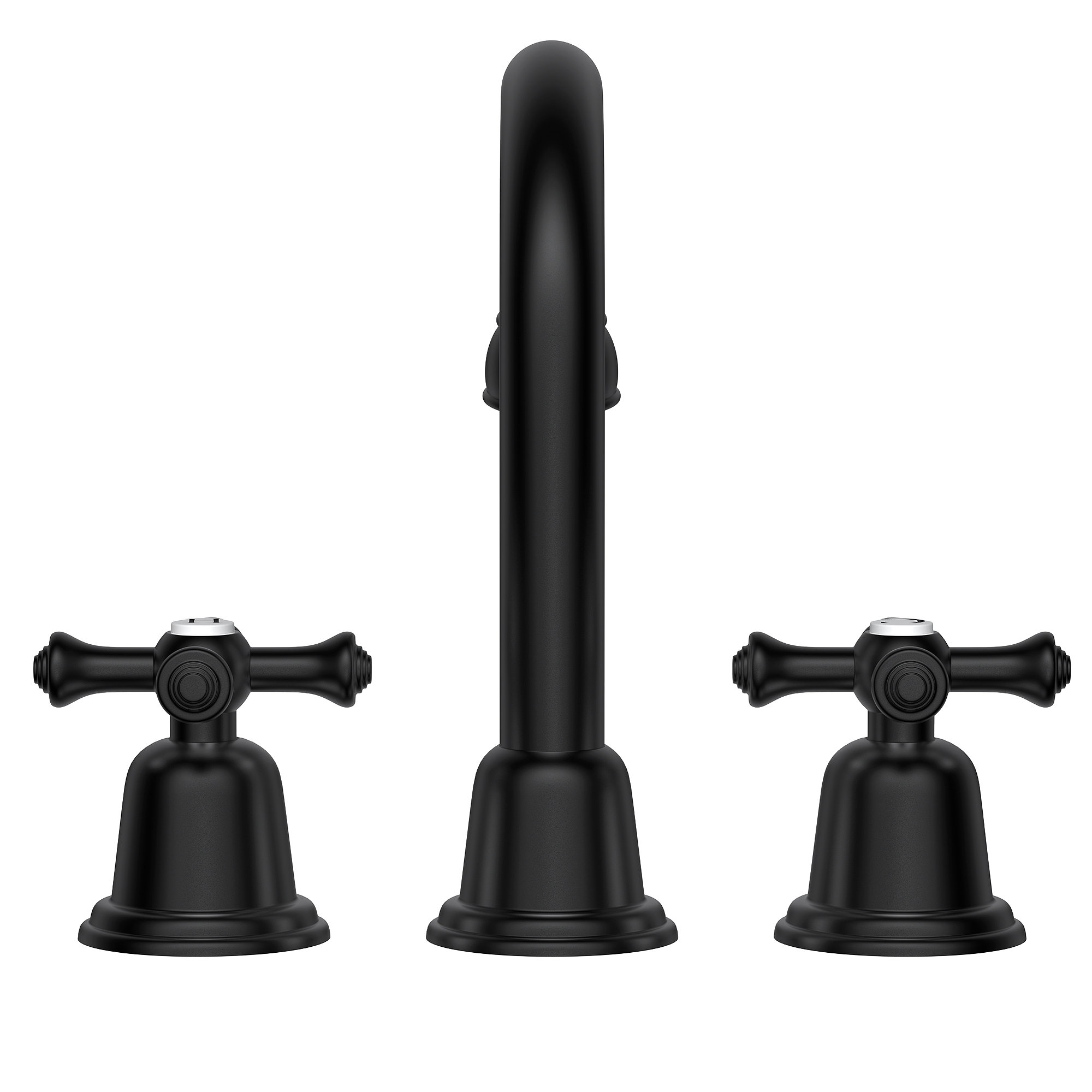 Vanity Krafters Widespread Bathroom Faucet With Drain Kit Included In