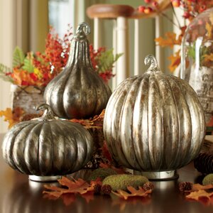 Antiqued Pumpkin Trio