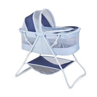 blue bassinet