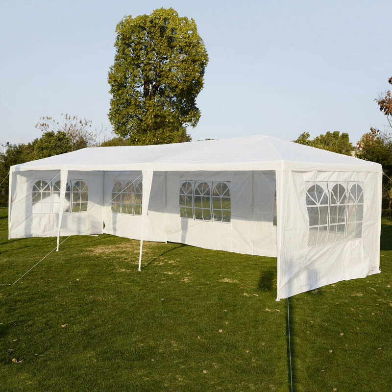Liviza Outdoor 30 Ft W X 10 Ft D Metal Party Tent Wayfair