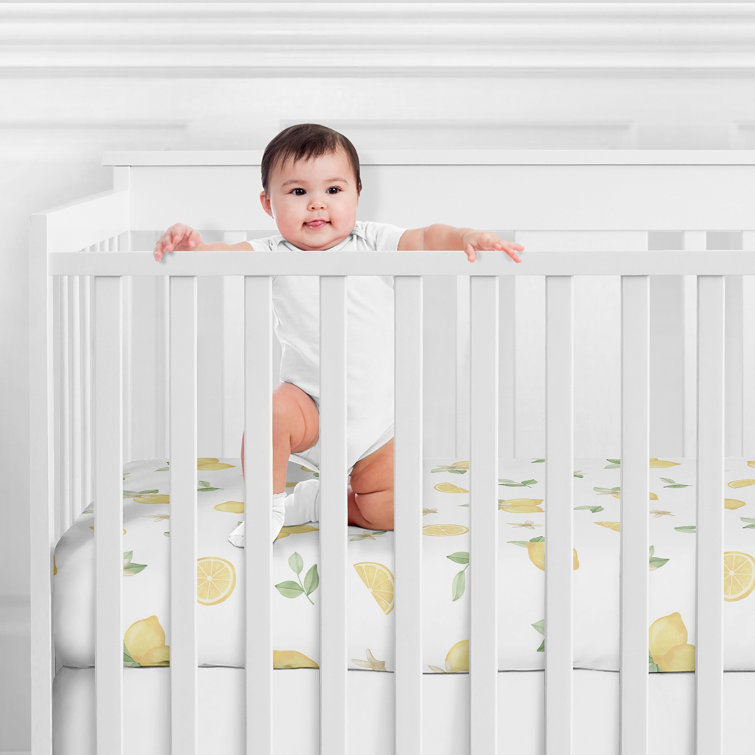 lemon crib sheets