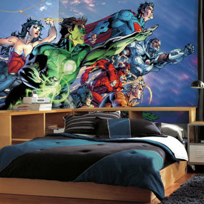 Superhero Wall Murals superheroes & villains wall decals you'll love | wayfair Superhero Wall Murals superheroes & villains wall decals you'll love | wayfair