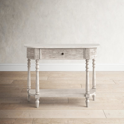 Aberdale 40'' Console Table with Marble Top