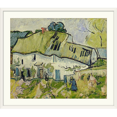 Dream-art Oil painting Vincent Van Gogh Abstract landscape camp houses canvas