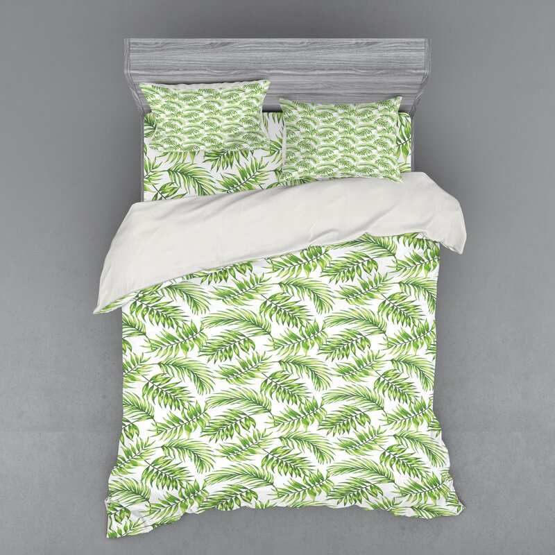 East Urban Home Palm Leaf Exotic With Tropical Leaves In