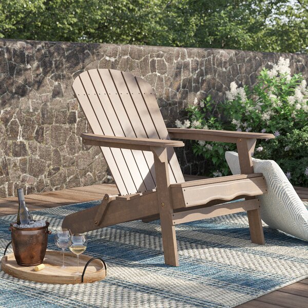 stigall solid wood folding adirondack chair