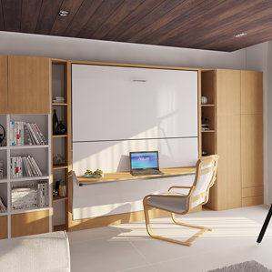Kirk Twin Murphy Bed by Viv + Rae