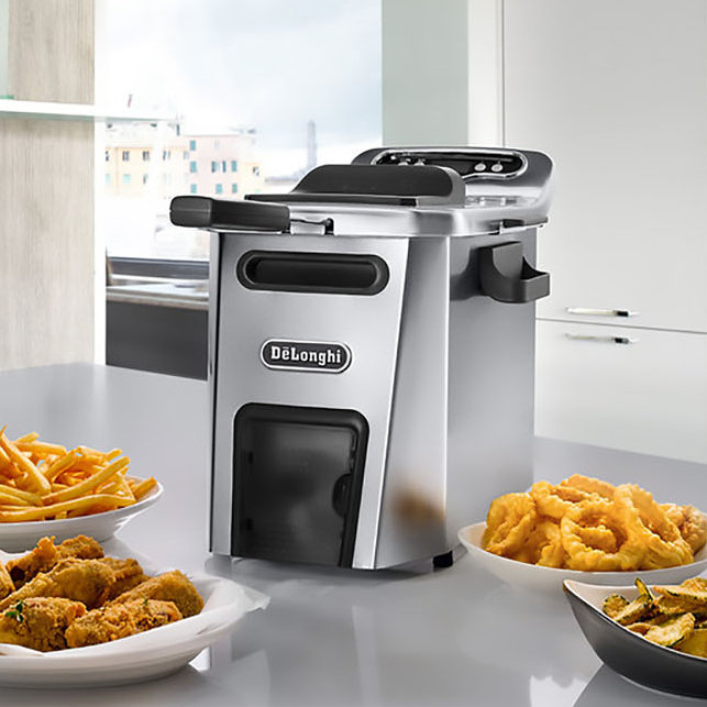 Delonghi 4 5 Liter Deep Fryer With Easy Clean Drain System Reviews Wayfair