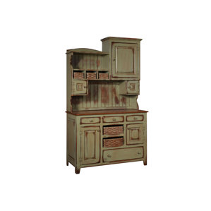 Charlottesville Hutch with Basket Stan..