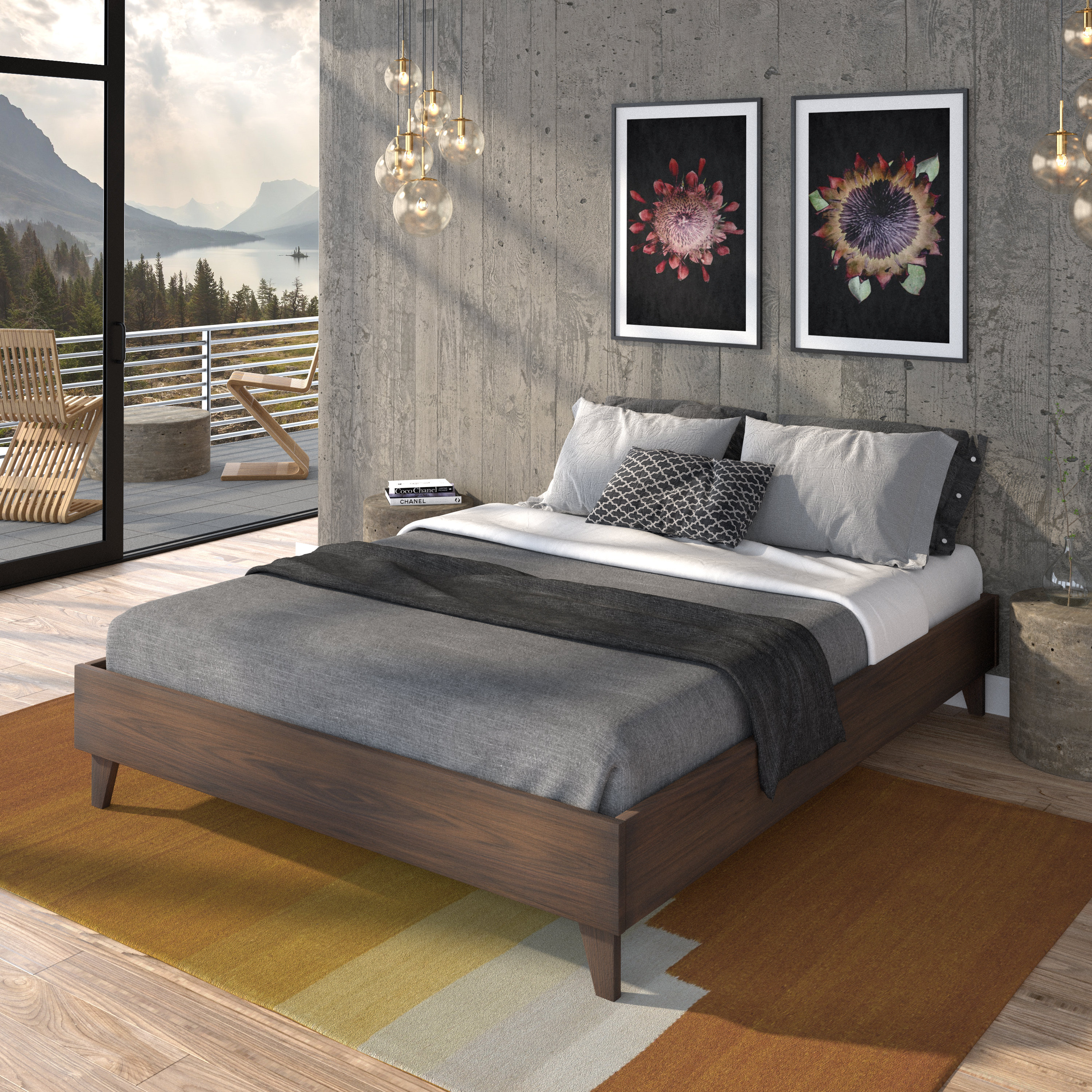 Filey Exceptional Platform Bed Reviews Allmodern