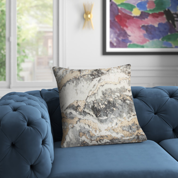 metallic pillow covers