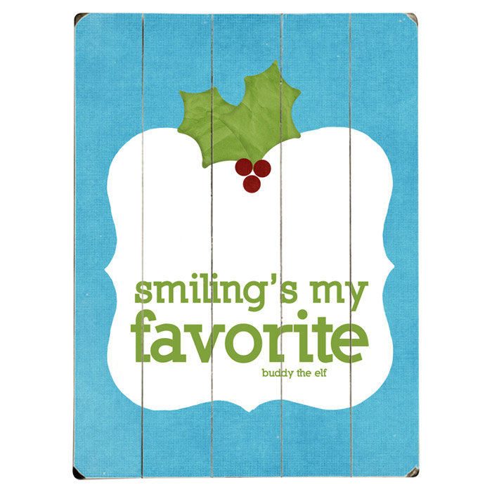 Artehouse Llc Smiling S My Favorite Graphic Art Print Multi Piece Image On Wood Wayfair