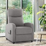 fechteler faux leather manual recliner with massage