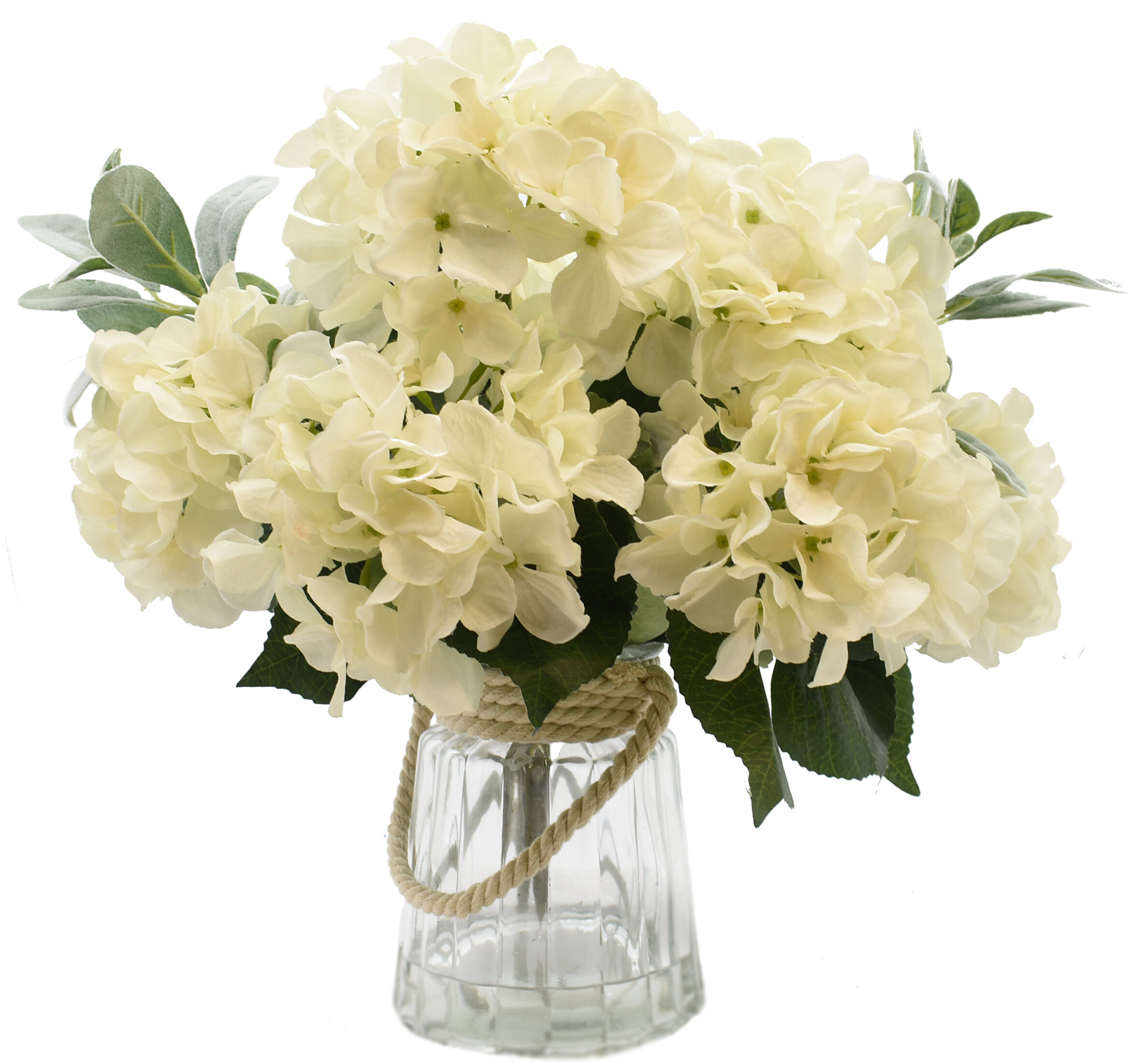 Highland Dunes Hydrangea Floral Arrangement And Centerpiece In Vase Wayfair