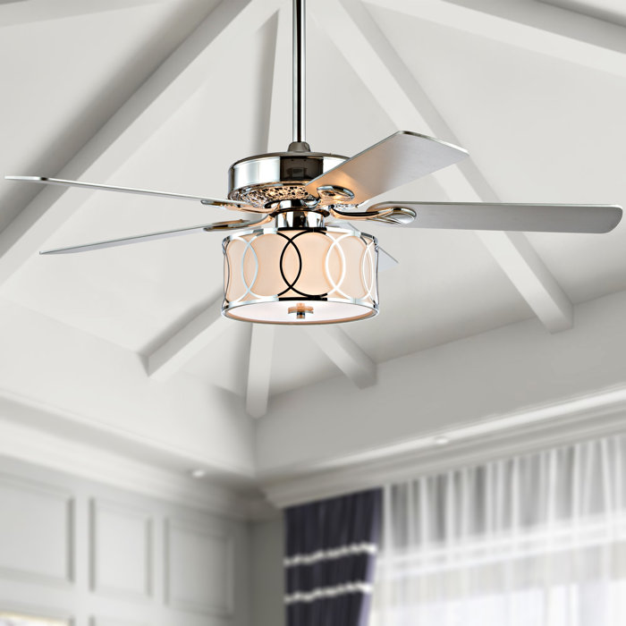 52 Graber 5 Blade Ceiling Fan With Remote Light Kit Included