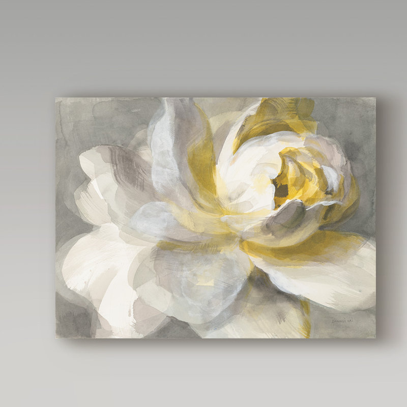 Winston Porter Abstract Rose Acrylic Painting Print On Wrapped