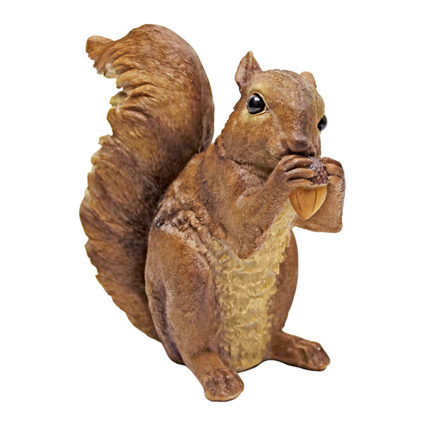 Design Toscano 2 Piece Woodland Squirrel Scamper Chomper Statue Set Reviews Wayfair