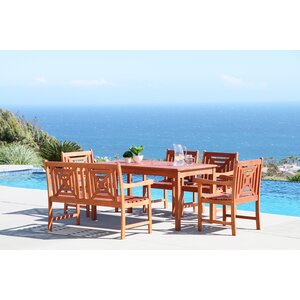 Monterry 6 Piece Solid Wood Dining Set