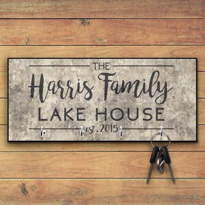 Personalized Lake House Key Hooks