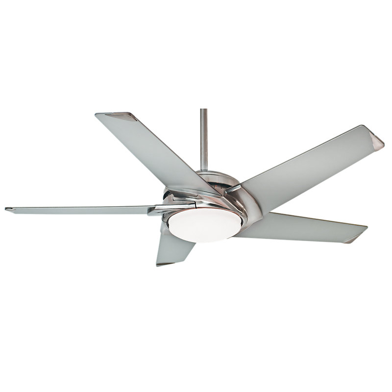 Casablanca Fan 54 Stealth 5 Blade Led Standard Ceiling Fan With Light Kit Included Reviews Wayfair