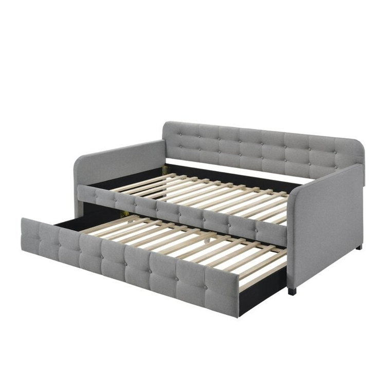 Winston Porter Dajha Upholstered Daybed with Trundle | Wayfair