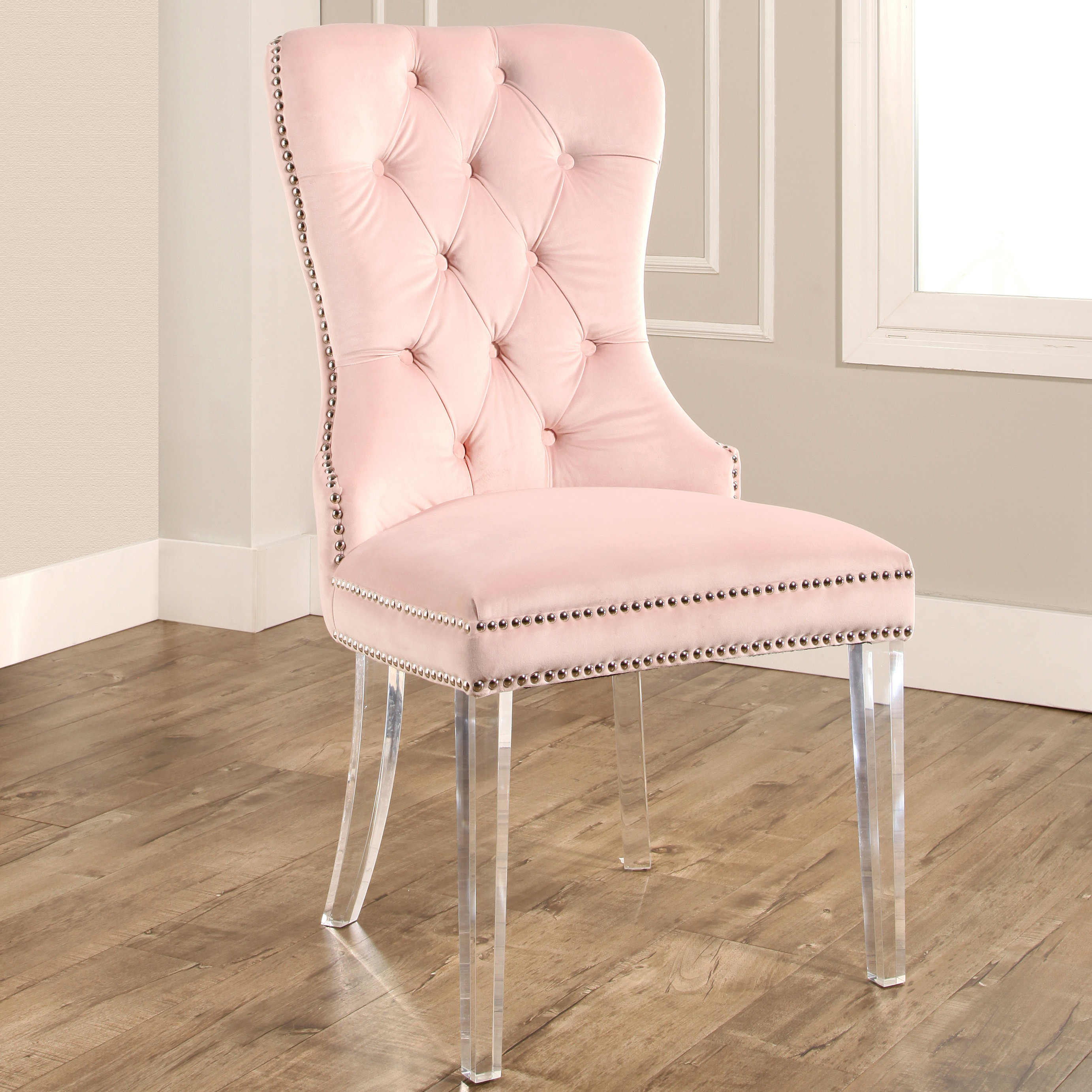Gold Flamingo Jaidyn Tufted Parsons Chair Reviews Wayfairca