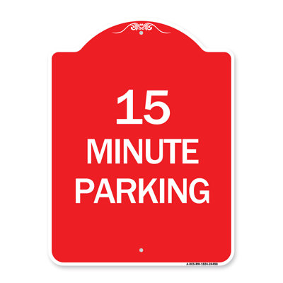 Signmission Designer Series Sign  2 Hour Parking  Parking For Customers Only24498 SignMission Size 24 H x 18 W x 1 D