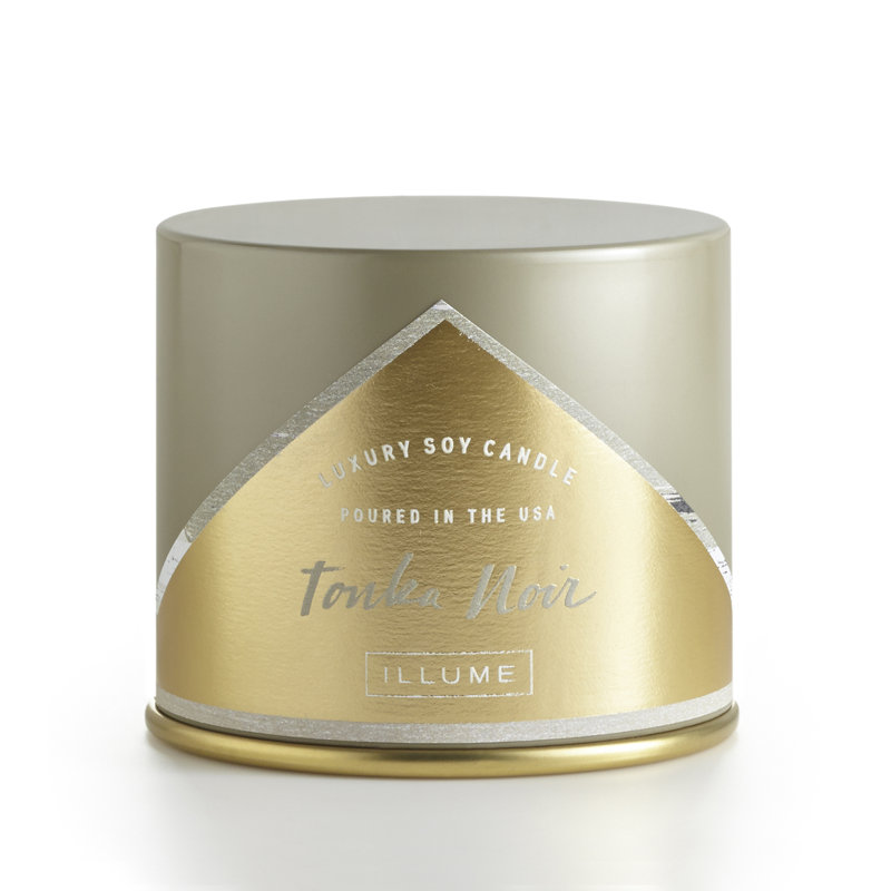 Illume Essentials Vanity Tin Tonka Noir Scented Jar Candle Wayfair