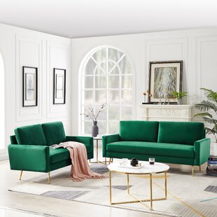 Roksana 2 Piece Configurable Living Room Set by Everly Quinn