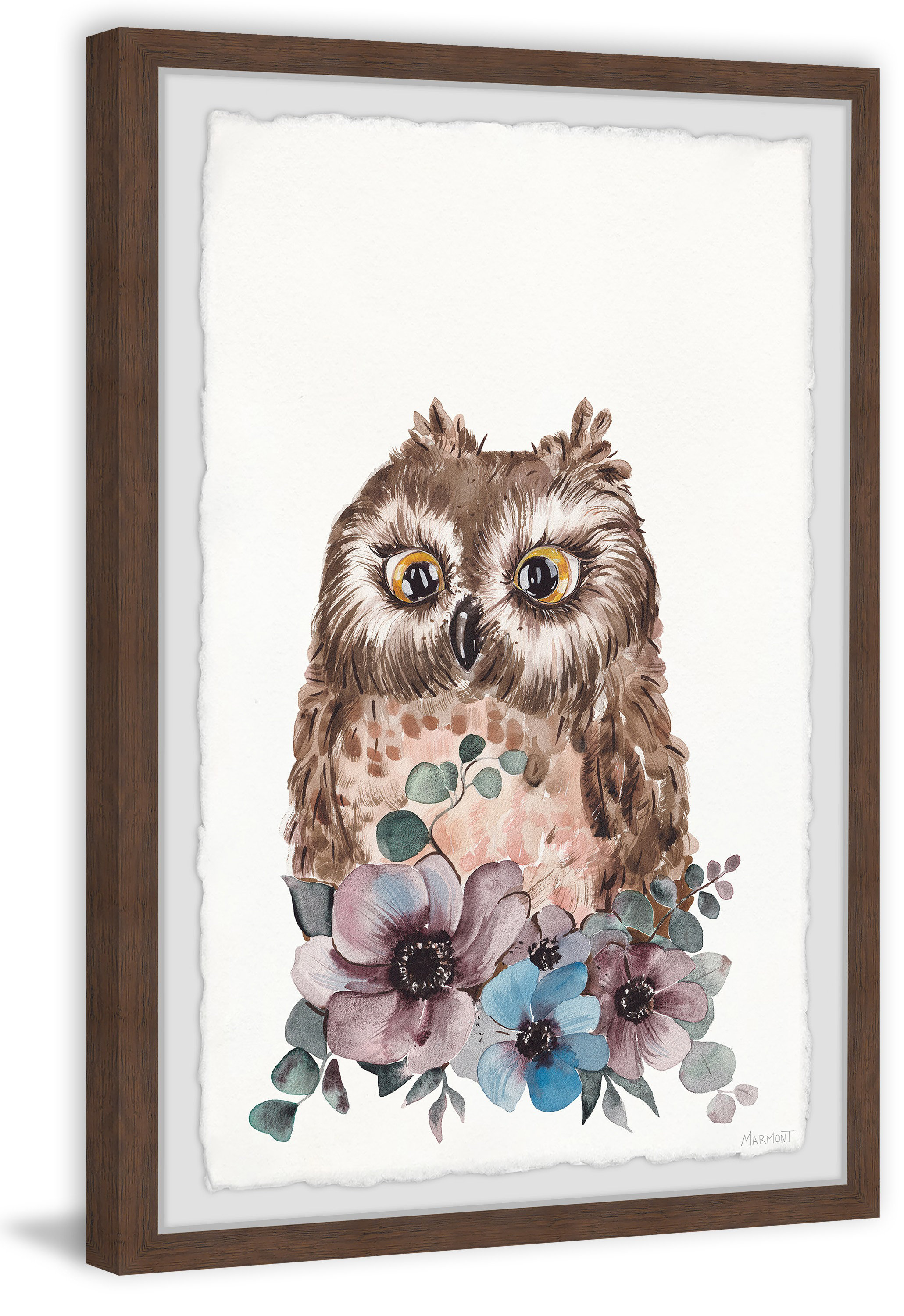 Redwood Rover Minnie Cutie Owl Framed Art Wayfair
