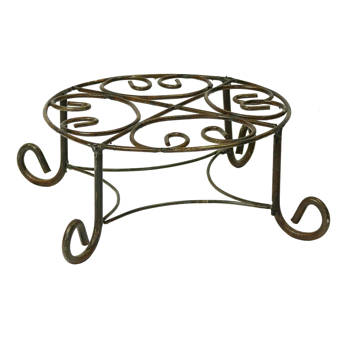 Ophelia Co Knopp Decorative 2 Piece Plant Stand Set Reviews Wayfair