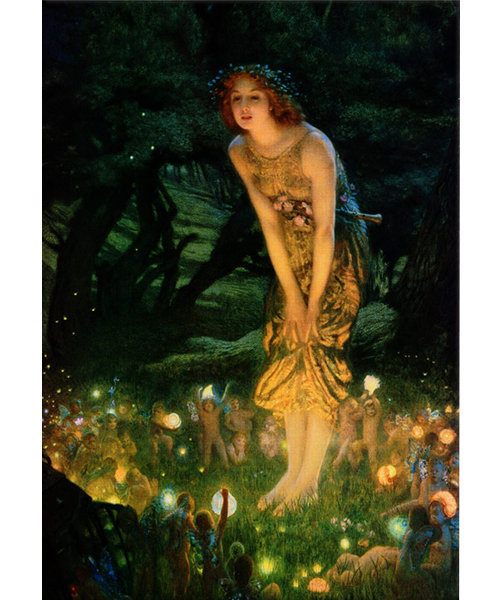 Icanvas Midsummer Eve C 1908 By Edward Robert Hughes Painting