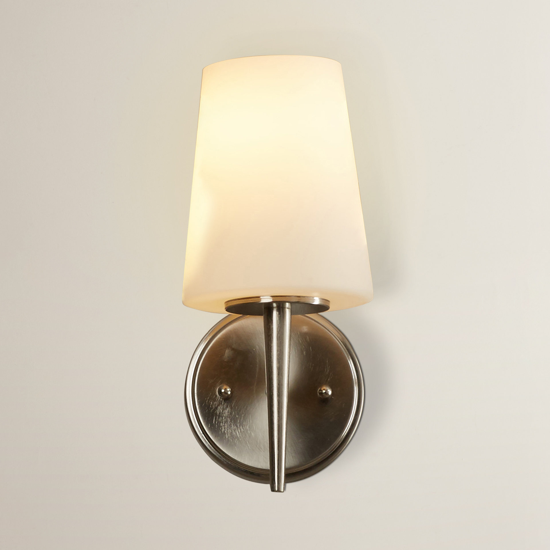 Joss Main Aimee 1 Light Dimmable Armed Sconce Reviews Wayfair