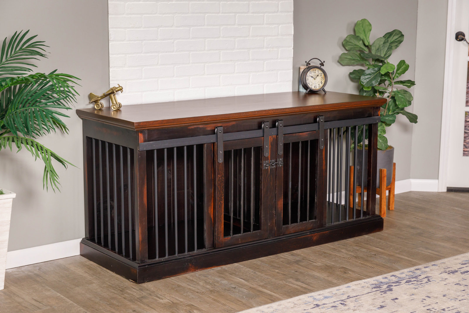 Archie & Oscar™ Chrisha Sliding Removable Divider Pet Crate & Reviews Wayfair Canada