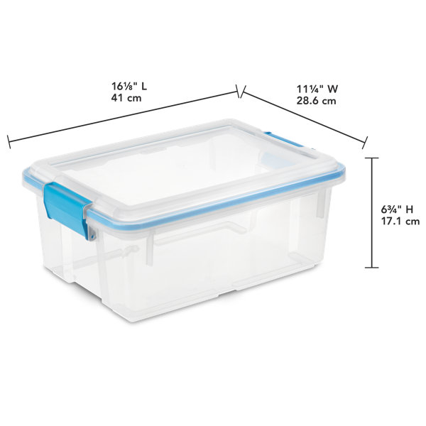 sterilite storage bin with lid