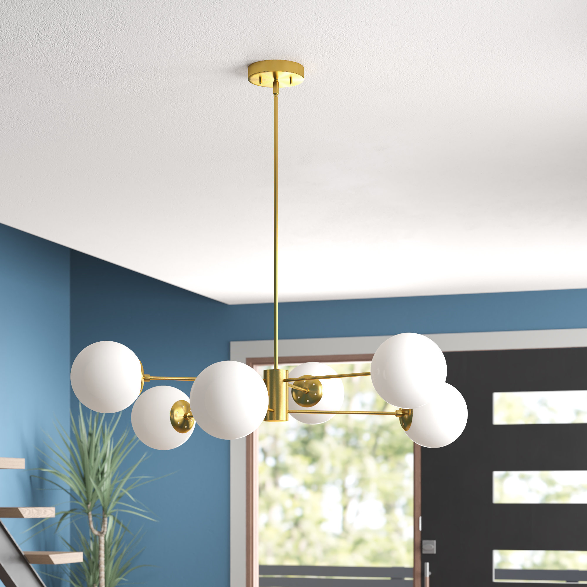 Allmodern 6 Lightunique Statement Chandelier Reviews Wayfair
