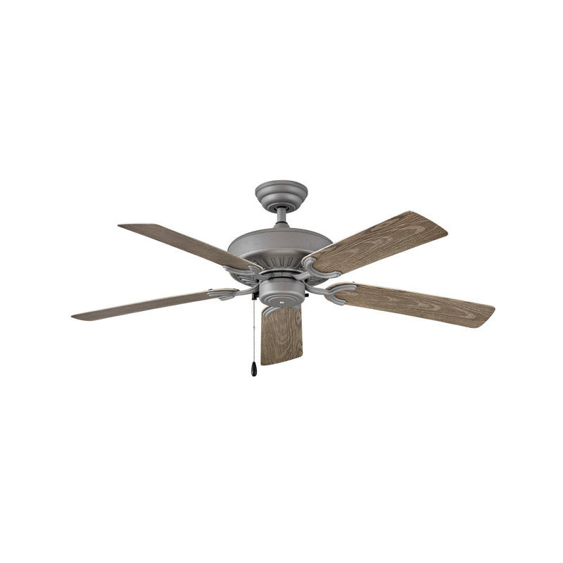 Red Barrel Studio Ludwicka 52 5 Blade Standard Ceiling Fan With Pull Chain Wayfair