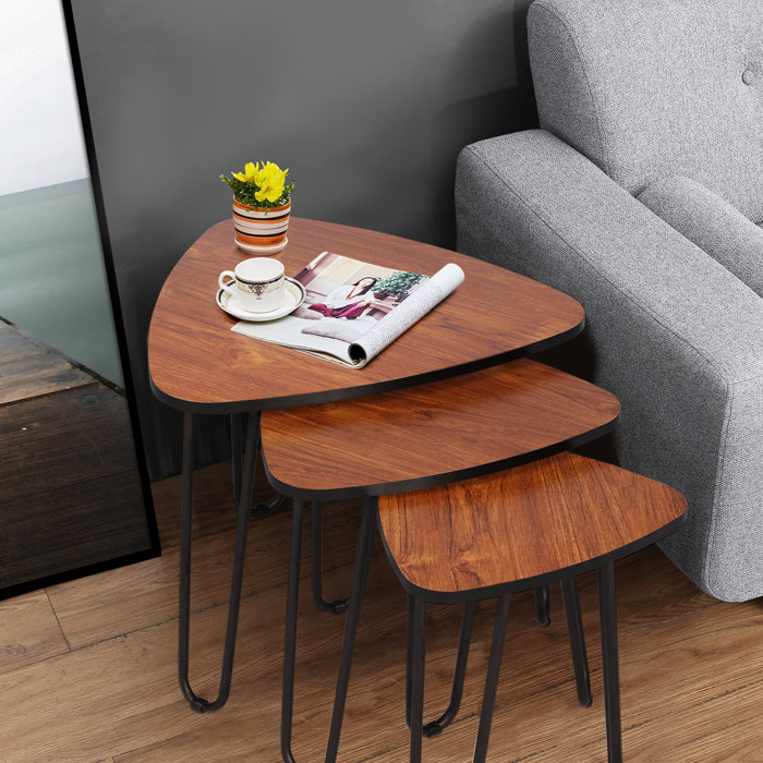 Union Rustic Nesting Coffee Tables Set Of 3 End Side Tables