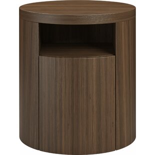 Modern Medium Wood Round Nightstands Allmodern